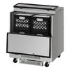 Turbo Air TMKC - 34 - 2 - SS - N6 34" Dual Sided Access Milk Cooler, Stainless Steel - TheChefStore.Com