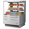 Turbo Air TOM - 36L - UFD - S - 3S - N 34 - 3/4" Low Profile Open Display Merchandiser, 2 shelves, European Straight Style, Stainless Steel, 7.5 Cu. Ft. - TheChefStore.Com