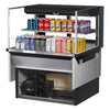 Turbo Air TOM - 36L - UFD - W(B) - 2SI - N 34 - 3/4" Low Profile Open Display Merchandiser, 1 shelf, European Straight Style, 7.5 Cu. Ft. - TheChefStore.Com