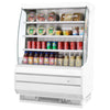 Turbo Air TOM - 40MW(B) - N 39" Vertical Open Display Merchandiser, Medium Height, White or Black, 8.3 Cu. Ft. - TheChefStore.Com