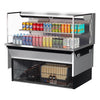 Turbo Air TOM - 48L - UF - S - 2SI - N 46 - 3/4" Low Profile Drop In Open Display Merchandiser, 1 shelf, European Straight Style, Stainless Steel, 10.2 Cu. Ft. - TheChefStore.Com