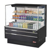 Turbo Air TOM - 48L - UF - W(B) - 3S - N 46 - 3/4" Low Profile Open Display Merchandiser, 2 shelves, European Straight Style, 15.2 Cu. Ft. - TheChefStore.Com