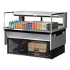 Turbo Air TOM - 48L - UFD - S - 1SI - N 46 - 3/4" Low Profile Drop In Open Display Merchandiser, European Straight Style, Stainless Steel, 6.3 Cu. Ft. - TheChefStore.Com