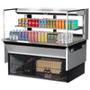 Turbo Air TOM - 48L - UFD - S - 2SI - N 46 - 3/4" Low Profile Drop In Open Display Merchandiser, 1 shelf, European Straight Style, Stainless Steel, 10.2 Cu. Ft. - TheChefStore.Com