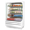 Turbo Air TOM - 50W(B) - N 50" Vertical Open Display Merchandiser, Full Size, White or Black, 16.5 Cu. Ft. - TheChefStore.Com