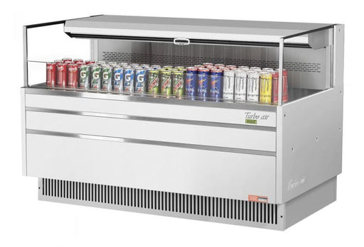 Turbo Air TOM - 60L - UF - W(B) - 1S - N 58 - 3/4" Low Profile Open Display Merchandiser, European Straight Style, 8 Cu. Ft. - TheChefStore.Com