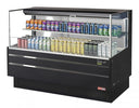 Turbo Air TOM - 60L - UF - W(B) - 2S - N 58 - 3/4" Low Profile Open Display Merchandiser, 1 shelf, European Straight Style, 13 Cu. Ft. - TheChefStore.Com