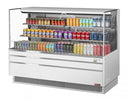 Turbo Air TOM - 72L - UF - W(B) - 3S - N 70 - 3/4" Low Profile Open Display Merchandiser, 2 shelves, European Straight Style, 23.4 Cu. Ft. - TheChefStore.Com