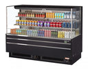 Turbo Air TOM - 72L - UF - W(B) - 3S - N 70 - 3/4" Low Profile Open Display Merchandiser, 2 shelves, European Straight Style, 23.4 Cu. Ft. - TheChefStore.Com