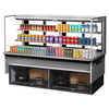 Turbo Air TOM - 72L - UFD - S - 3SI - N 70 - 3/4" Low Profile Drop In Open Display Merchandiser, 2 shelves, European Straight Style, Stainless Steel, 23.4 Cu. Ft. - TheChefStore.Com