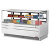 Turbo Air TOM - 72L - UFD - W(B) - 2S - N 70 - 3/4" Low Profile Open Display Merchandiser, 1 shelf, European Straight Style, 15.8 Cu. Ft. - TheChefStore.Com