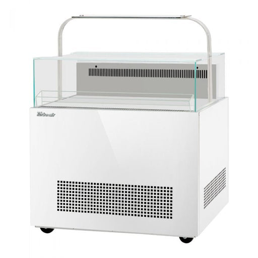 Turbo Air TOS - 40NN - D - W(B) 40" Sandwich & Cheese Display Case with Top Shelf, Refrigerated, White or Black, 1.83 Cu. Ft. - TheChefStore.Com