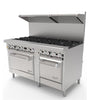 Venancio G602ST-60B 60" Range with 10 VT Burners and 2 Ovens, Genesis Series - TheChefStore.Com