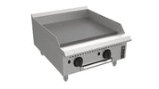 Venancio PGT24G-CT 24" Thermostatic Countertop Griddle with 2 Burners, Prime Series - TheChefStore.Com