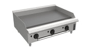 Venancio PGT36G-CT 36" Thermostatic Countertop Griddle with 3 Burners, Prime Series - TheChefStore.Com