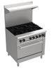 Venancio PRO36G-CO 36" Range with 6 Burners and 1 Convection Oven, Prime Series - TheChefStore.Com