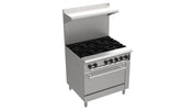 Venancio PRO36G-ST 36" Range with 6 Burners and 1 Oven, Prime Series - TheChefStore.Com