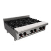 Venancio R36CT-36B 36" Hot Plate with 6 Burners, Restaurant Series - TheChefStore.Com