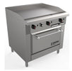 Venancio R36ST-36G 36" Elite Combo Range with 3 Manual Griddle on right, 1 Oven, Restaurant Series - TheChefStore.Com