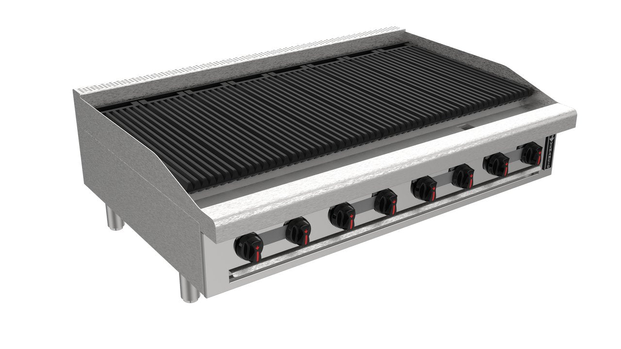 Venancio R48CT-48C 48" Elite Radiant Charbroiler with 8 Burners, Restaurant Series - TheChefStore.Com