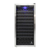 Vinotemp EL - 100SBB Butler Series Freestanding Single - Zone Wine Cooler, 114 Bottle Capacity, in Stainless Steel - TheChefStore.Com