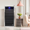 Vinotemp EL - 100SBB Butler Series Freestanding Single - Zone Wine Cooler, 114 Bottle Capacity, in Stainless Steel - TheChefStore.Com