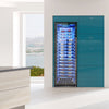 Vinotemp EL - 168COMM Backlit Series Commercial 168 Single - Zone Wine Cooler, Left Hinge, 141 Bottle Capacity, in Black (EL - 168COMM - L) - TheChefStore.Com