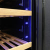 Vinotemp EL - 168GFEB Garage 168 Dual - Zone Wine Cooler, 203 Bottle Capacity, in Black - TheChefStore.Com
