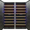 Vinotemp EL - 300GFEB Garage Dual - Zone Large Capacity Wine Cooler, 300 Bottle Capacity, in Black - TheChefStore.Com