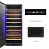 Vinotemp EL - 300GFEB Garage Dual - Zone Large Capacity Wine Cooler, Left Hinge, 300 Bottle Capacity, in Black (EL - 300GFEB - L) - TheChefStore.Com