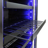 Vinotemp EL - 300TS Butler Series Dual - Zone Wine Cooler, 228 Bottle Capacity, in Black - TheChefStore.Com