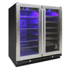 Vinotemp EL - 30SWCB2D Connoisseur Series Dual - Zone 30" Wine and Beverage Cooler, 33 Bottles and 101 12 oz Can Capacity, in Black - TheChefStore.Com