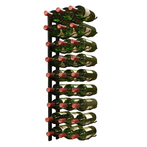 Vinotemp EP - WIRE3 Epicureanist Metal Wine Rack, 27 Bottle Capacity, in Black (EP - WIRE3B) - TheChefStore.Com