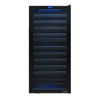 Vinotemp VT - 122TS - 2Z Butler Series Dual - Zone Wine Cooler, 110 Bottle Capacity, in Black - TheChefStore.Com
