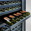 Vinotemp VT - 155SBB Connoisseur Series Contemporary Dual - Zone Wine Cooler, 155 Bottle Capacity, in Stainless Steel - TheChefStore.Com