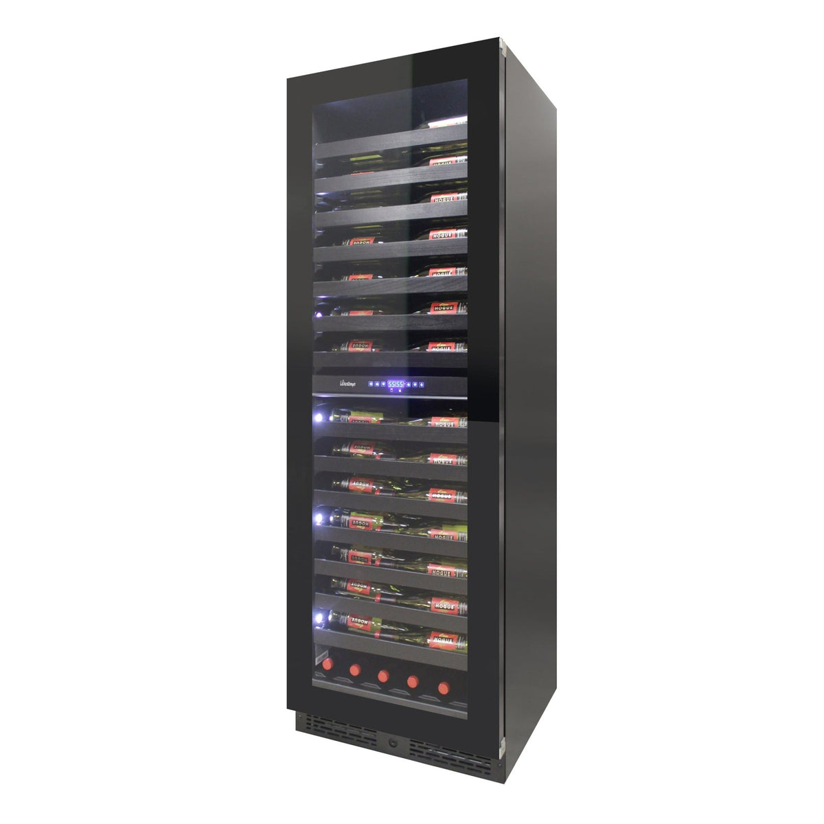 Vinotemp VT - 24PR125 Private Reserve Series Panel Ready Dual - Zone 24" Wine Cooler, 126 Bottle Capacity, in Black - TheChefStore.Com