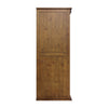Vinotemp VT - RUSTICAB2D Rustic Wood Wine Cellar Cabinet with Sliding Barn Door, 60" x 81", in Golden Oak - TheChefStore.Com