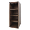 Vinotemp VT - WRAPCAB24 Open Wood Wine Cellar Cabinet, 29" x 78", in Dark Walnut - TheChefStore.Com