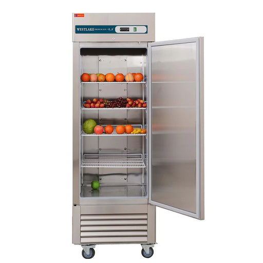 Westlake WKF - 23B 23 Cu.ft Stainless Steel Reach - in Upright Freezer - TheChefStore.Com