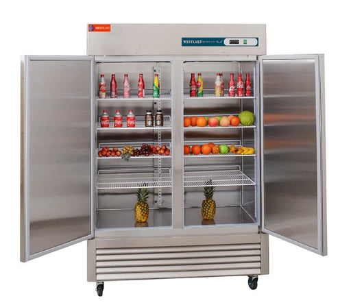 Westlake WKF - 49B 49 Cu.ft Stainless Steel Reach - in Upright Freezer