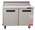 Westlake WKSR - 48B 48" Double Door Sandwich Prep Table Refrigerator, Stainless Steel - TheChefStore.Com