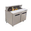 Westlake WKSR - 48B 48" Double Door Sandwich Prep Table Refrigerator, Stainless Steel - TheChefStore.Com