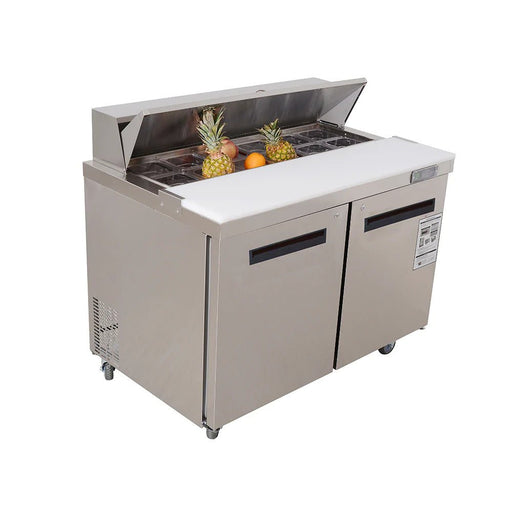 Westlake WKSR - 48B 48" Double Door Sandwich Prep Table Refrigerator, Stainless Steel - TheChefStore.Com