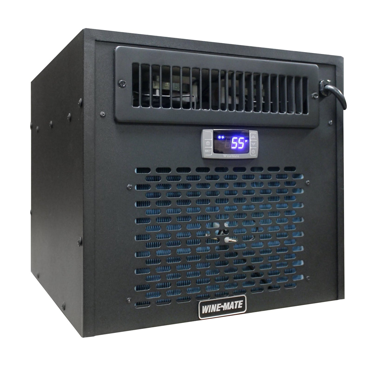 Wine - Mate WM - 2500HZD Self - Contained All - in - One Wine Cellar Cooling System, 200 cu. ft. Capacity, in Black (WM - 2500 - HZD) - TheChefStore.Com