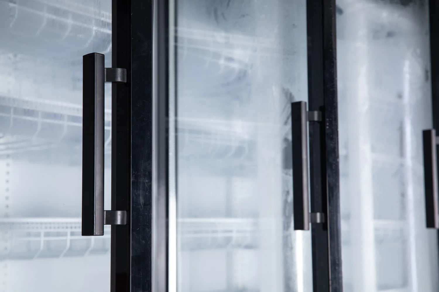 NAFCOOL FGDR95 93″ Commercial Wide Four Glass Door Commercial Beverage Refrigerator Merchandiser