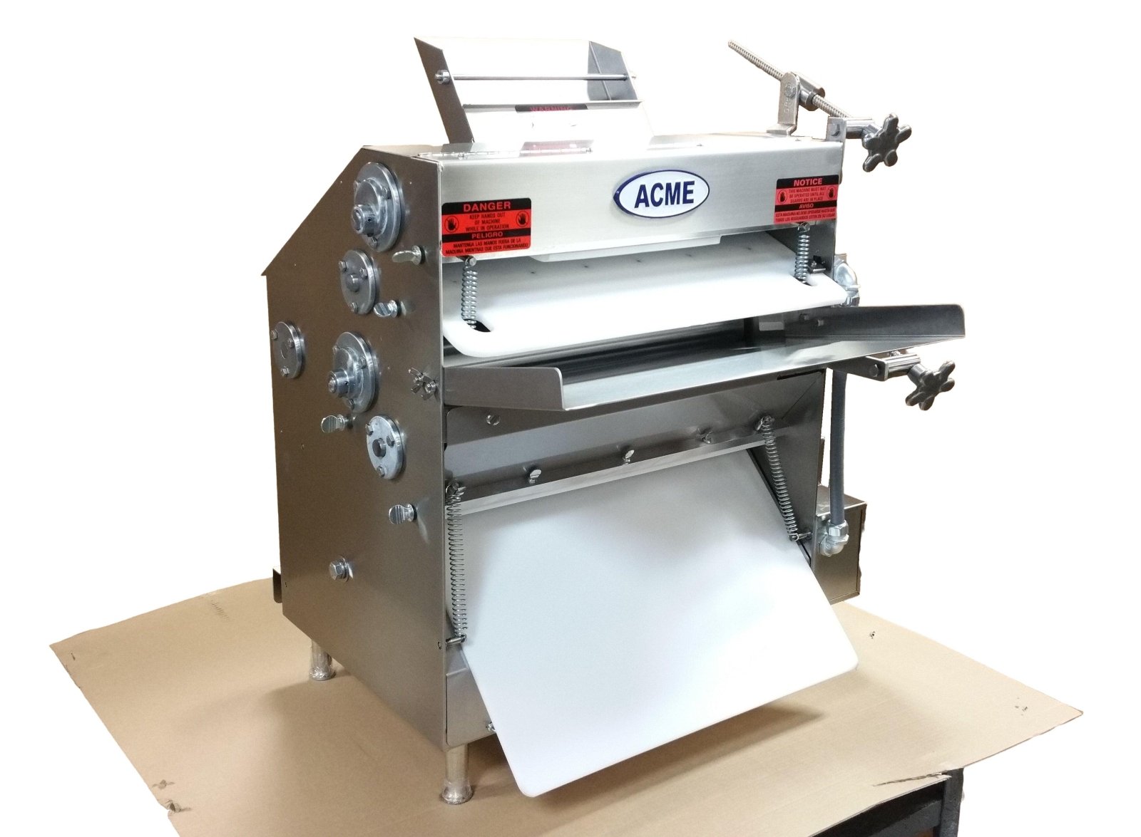 Acme MRS-24 Countertop Dough Roller Double Pass, 4 24" Wide Rollers, Extra Wide - TheChefStore.Com