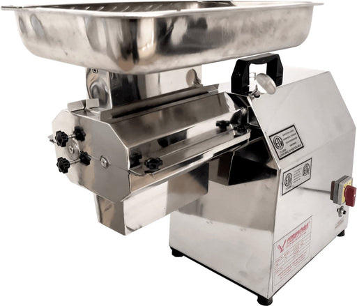 AE-GMC22N-1-1/2 1.5HP High Volume Commercial Electric Meat Cutter Kit, 1-1/2" Output, Stainless Steel - TheChefStore.Com