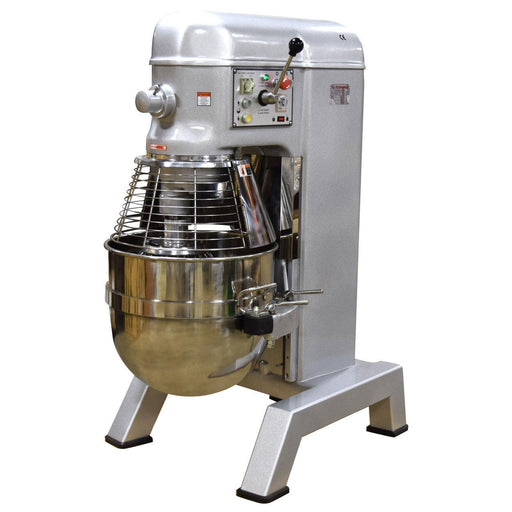 American Eagle AE-80N4A 80Qt. Gear Driven Mixer W/guard And Power Lift, 220v/3ph/60hz, 3HP, 4spds. - TheChefStore.Com