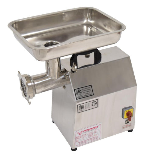 American Eagle AE-G22N 1.5HP #22 Commercial Meat Grinder Stainless Steel - TheChefStore.Com