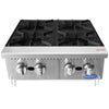 Atosa ACHP-4 24" 4 Burner Countertop Hotplate, Total 128,000 B.T.U. - TheChefStore.Com